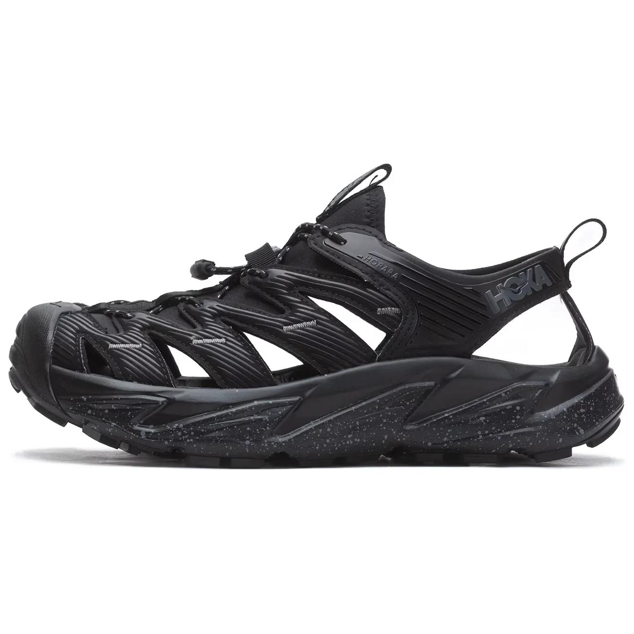 

HOKA ONE ONE Хопары сандалии 'Блэк Каслрок' — черные, цвет Black