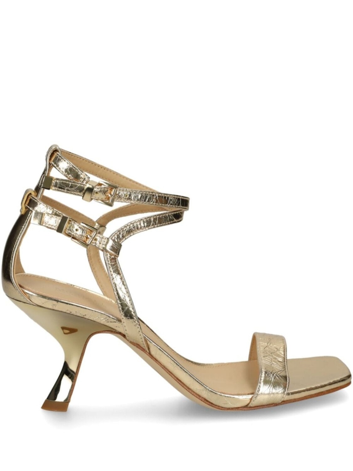Michael Michael Kors кожаные сандалии, золотистый