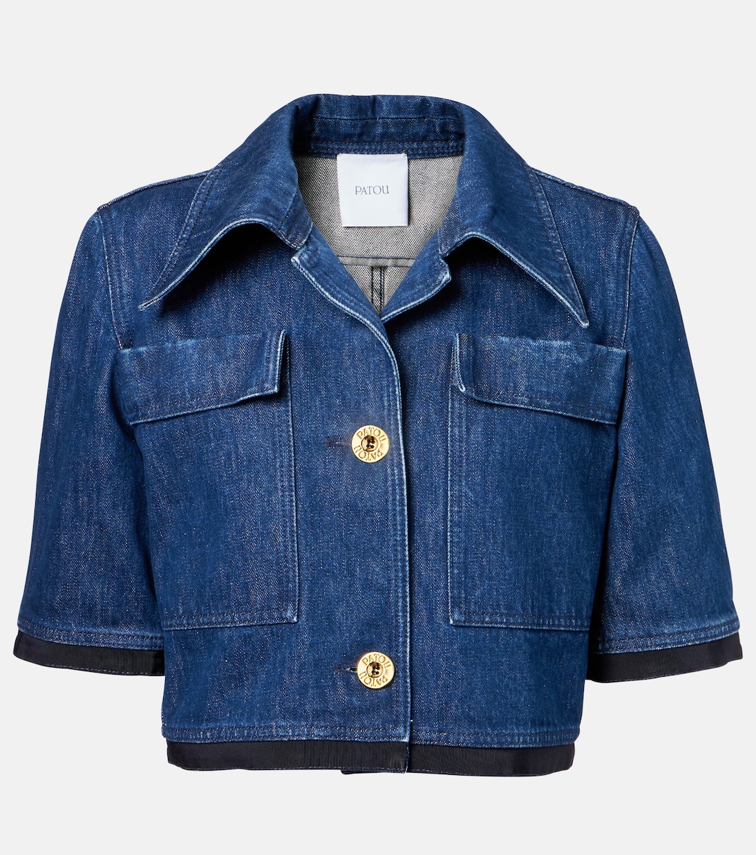 

Короткий джинсовый жакет Patou, Rodeo Blue