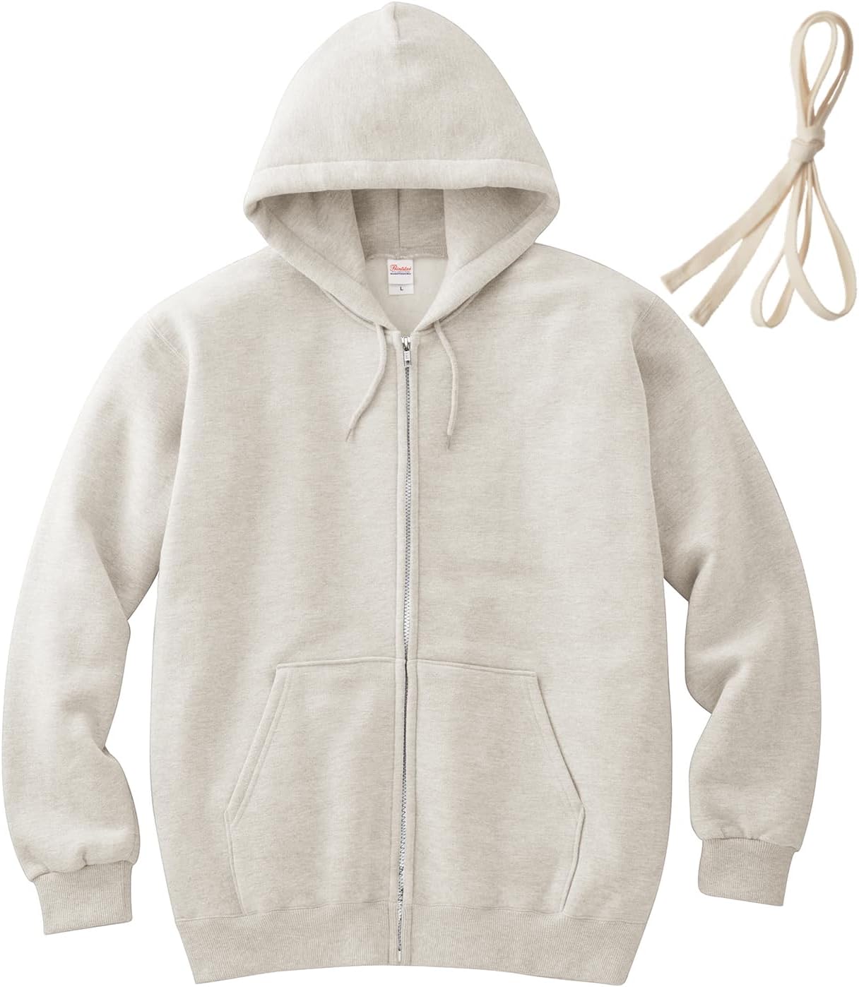 

Мужская толстовка Printstar 00217-MLZ, 8,4 унции, на флисовой подкладке, на молнии, легкая, с полной застежкой-молнией, овсяный