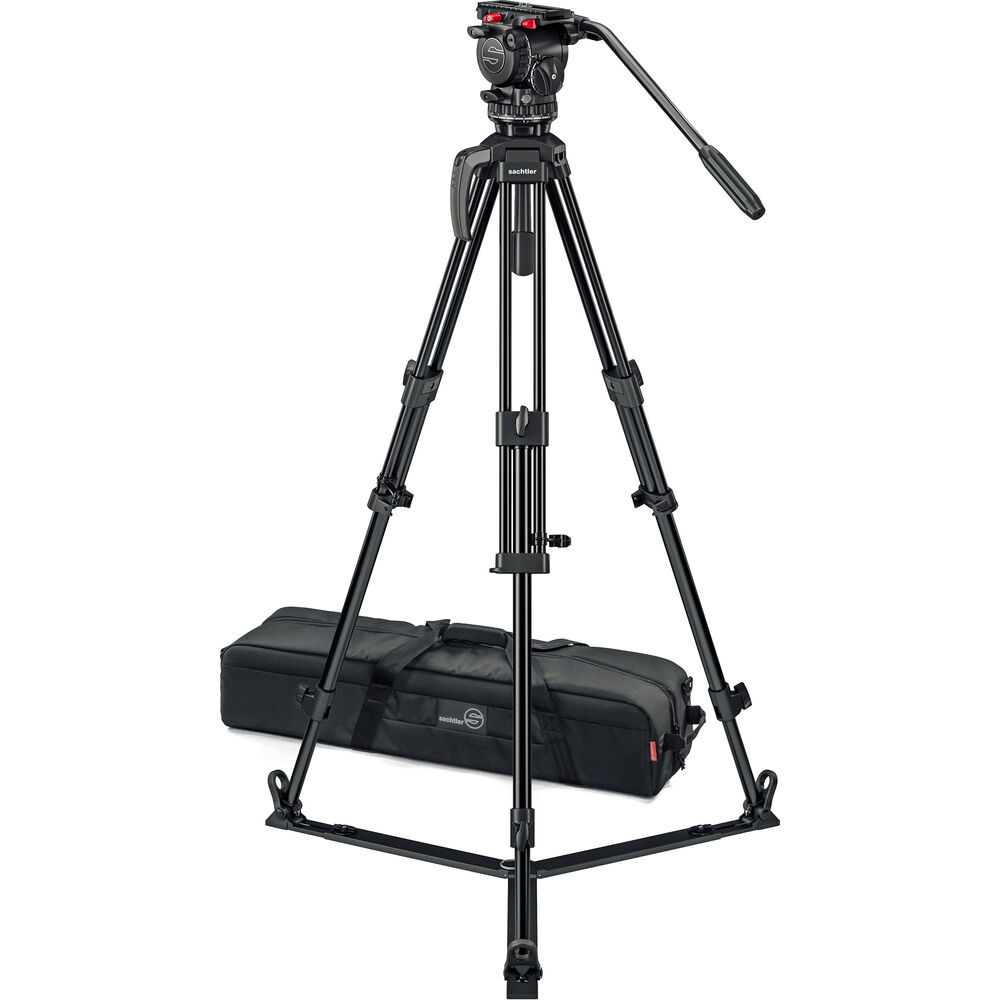 

Алюминиевый штатив Sachtler 75/2 Mark II с жидкостной головкой FSB 8 MK II и наземной распоркой