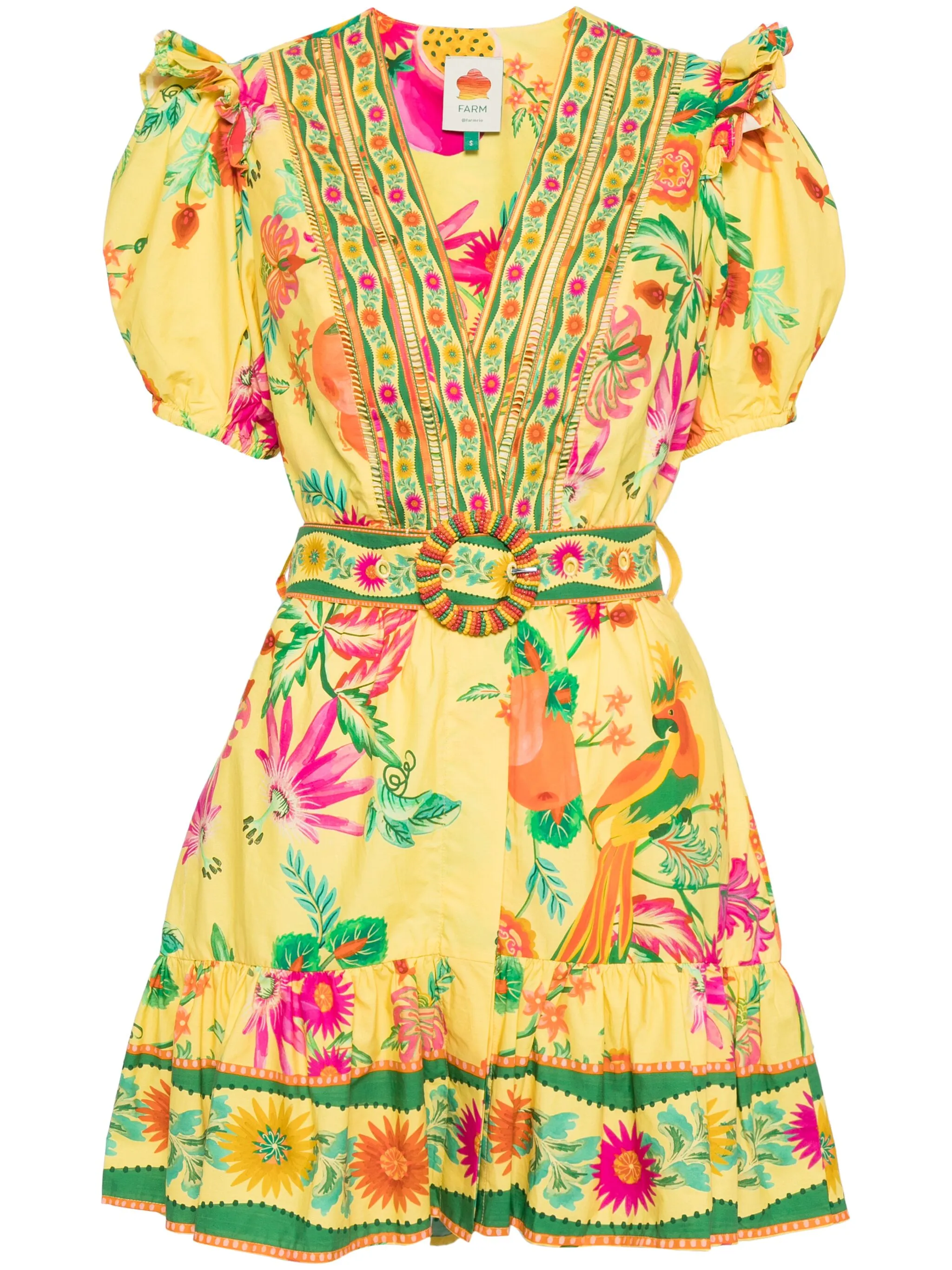 

Платье мини Delicate Fruit Garden Farm Rio, желтый