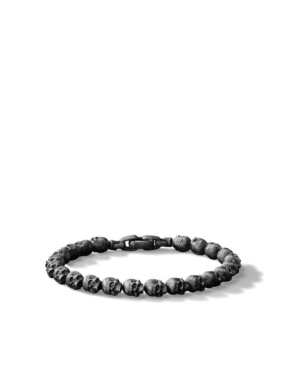 

Серебряный браслет Memento Mori Skull Bead David Yurman