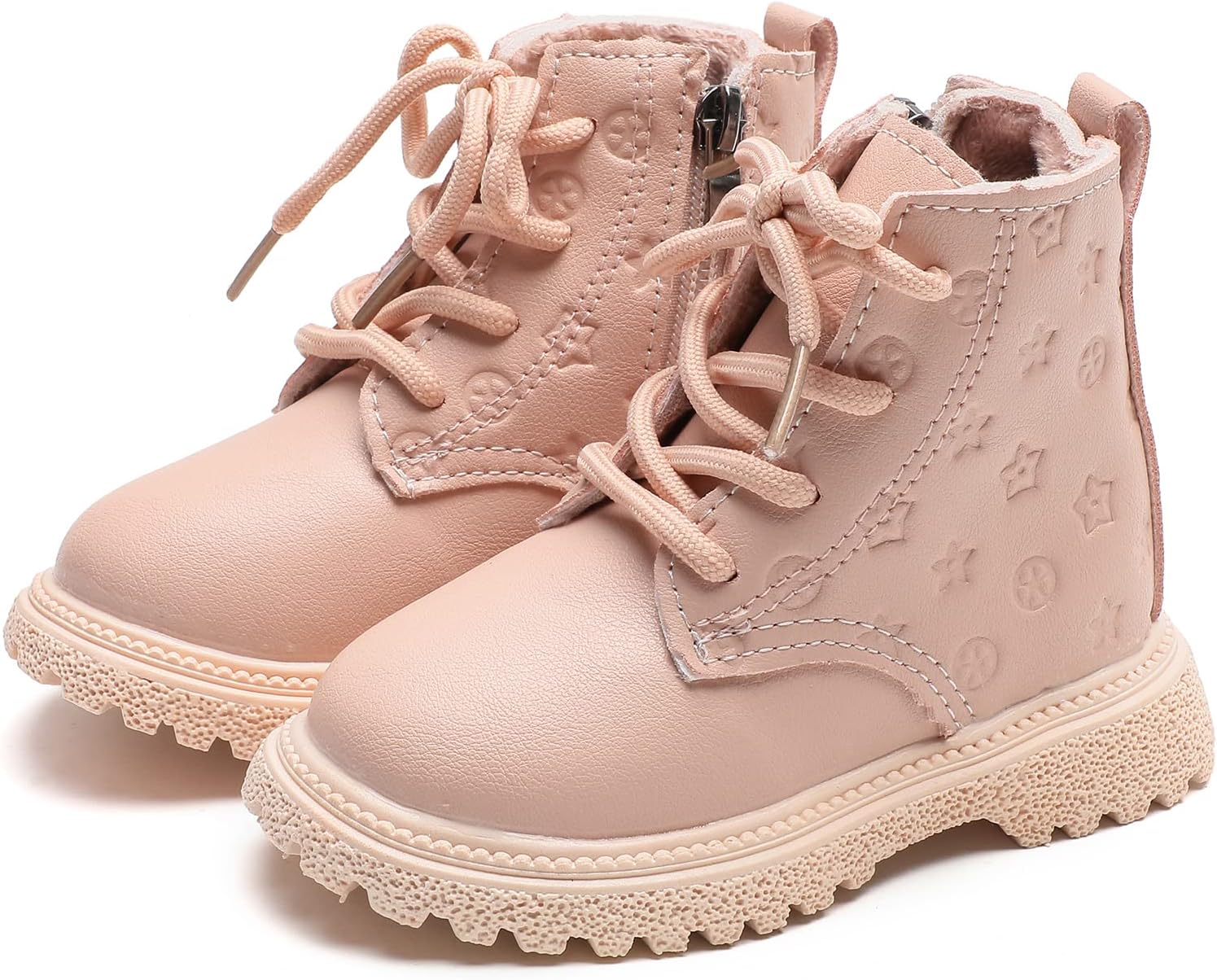 

Детские повседневные походные ботинки на шнуровке Komfyea для мальчиков и девочек (малыши/маленькие дети), розовый