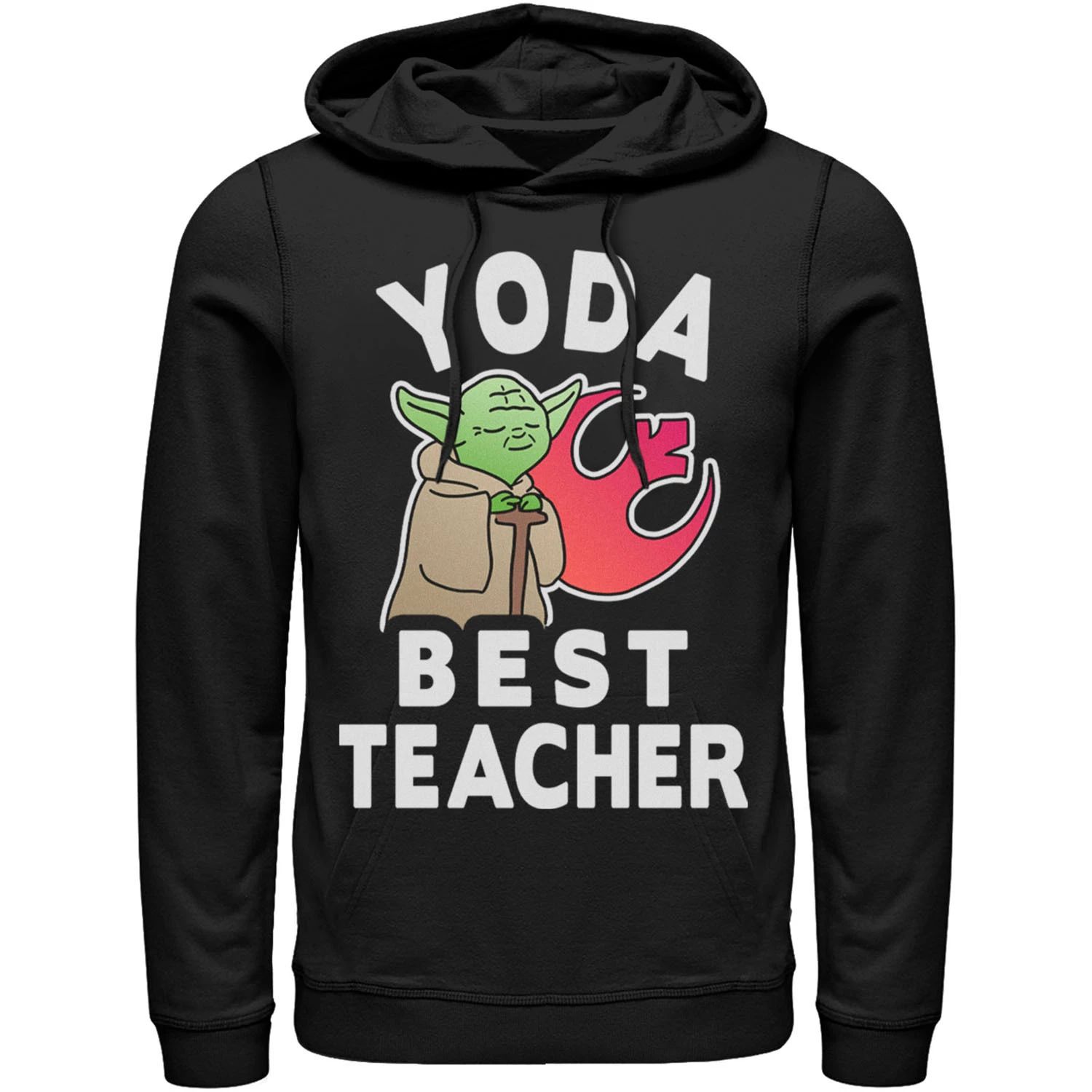 

Мужская толстовка с логотипом Star Wars Yoda Best Teacher Rebel Licensed Character