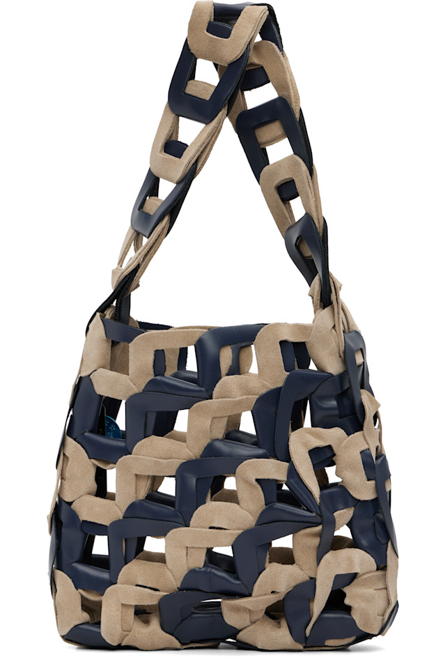 

Sc103 Сумка для звеньев темно-синего и бежевого цвета