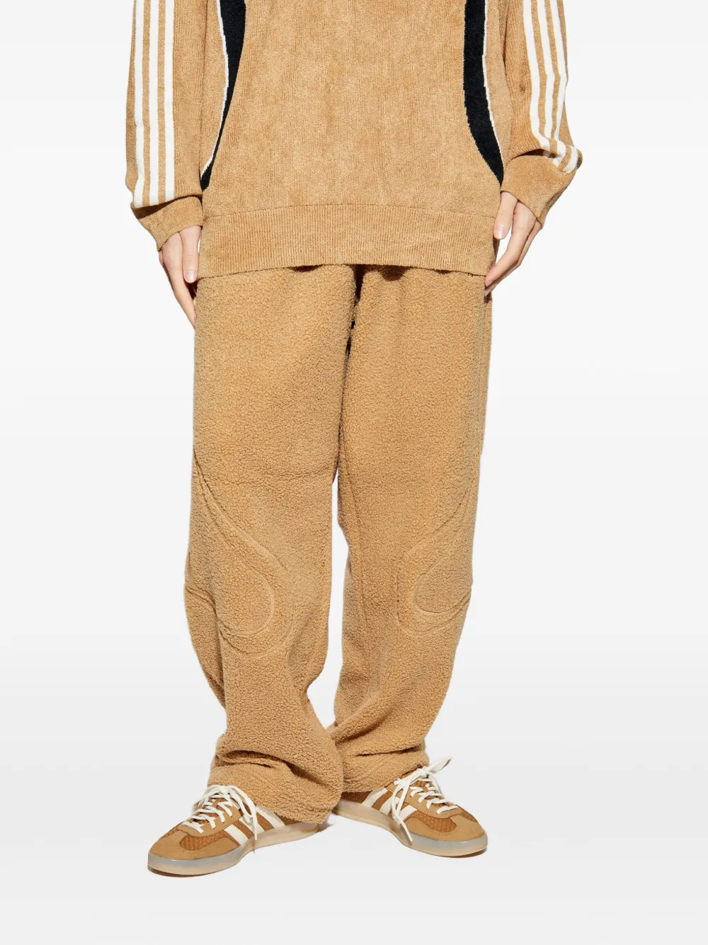 Спортивные брюки Borg Fleece Teamgeist Adidas, нейтральный — фото 3