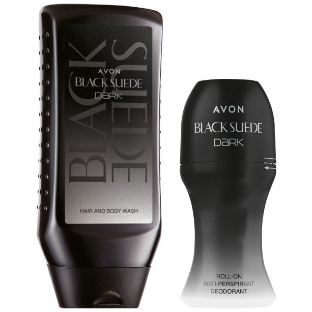 

Мужской набор Avon Black Suede Dark [Антиперспирант + Гель]