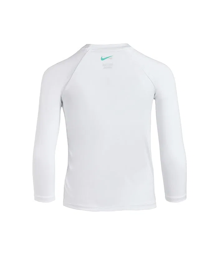 Купальный костюм Long Sleeve Hydroguard Top & 5" Volley Short Set Nike Kids, Black — фото 2