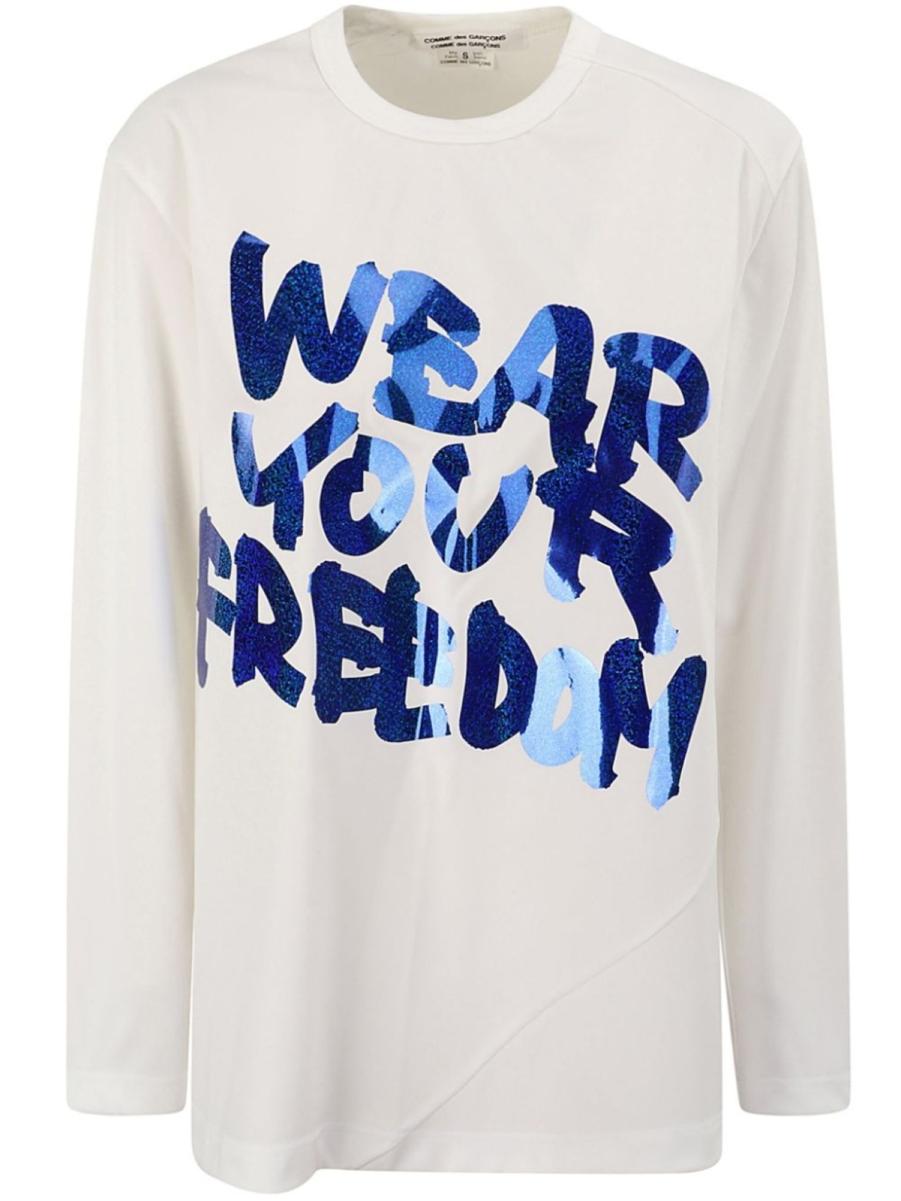 

Comme Des Garçons Comme Des Garçons футболка Wear Your Freedom, белый