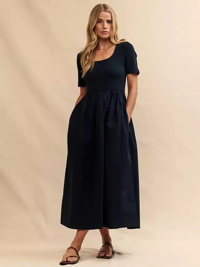 

Платье Nobody's Child Smock Organic Cotton Blend, черный