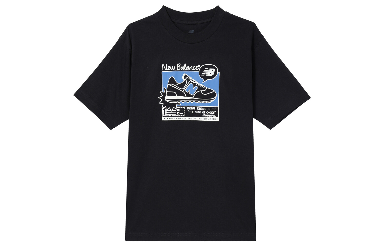 

Мужская футболка New Balance, цвет Black
