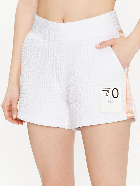 

Спортивные шорты regular fit Ea7 Emporio Armani, белый