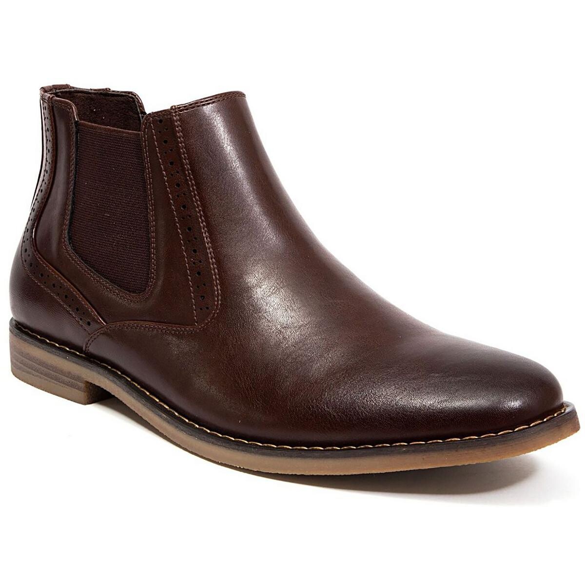 

Мужские ботинки челси из искусственной кожи Mikey в стиле вестерн Deer Stags, цвет Dark Brown Vega