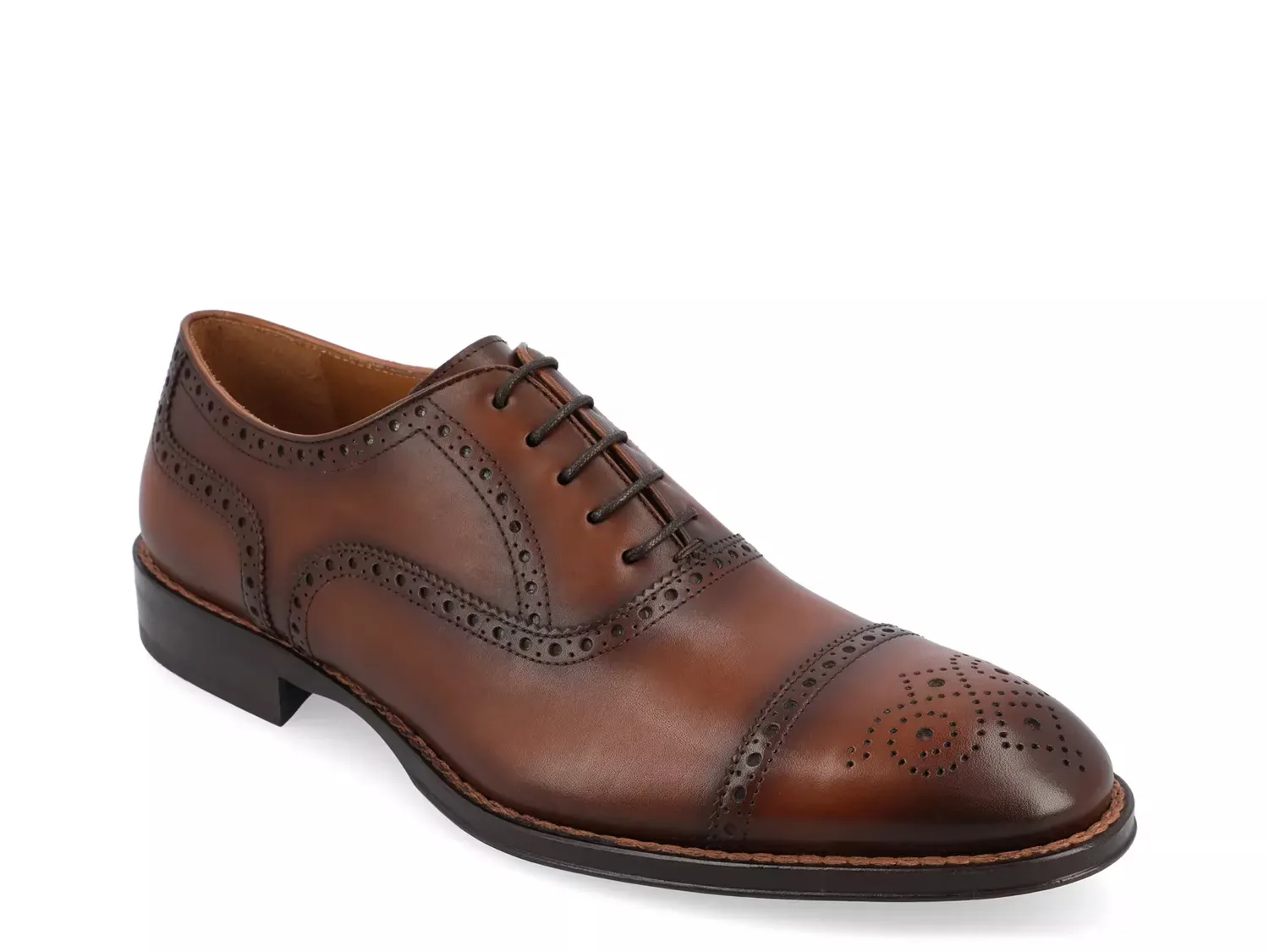 

Оксфорды Noah Cap Toe Taft, Dark Brown