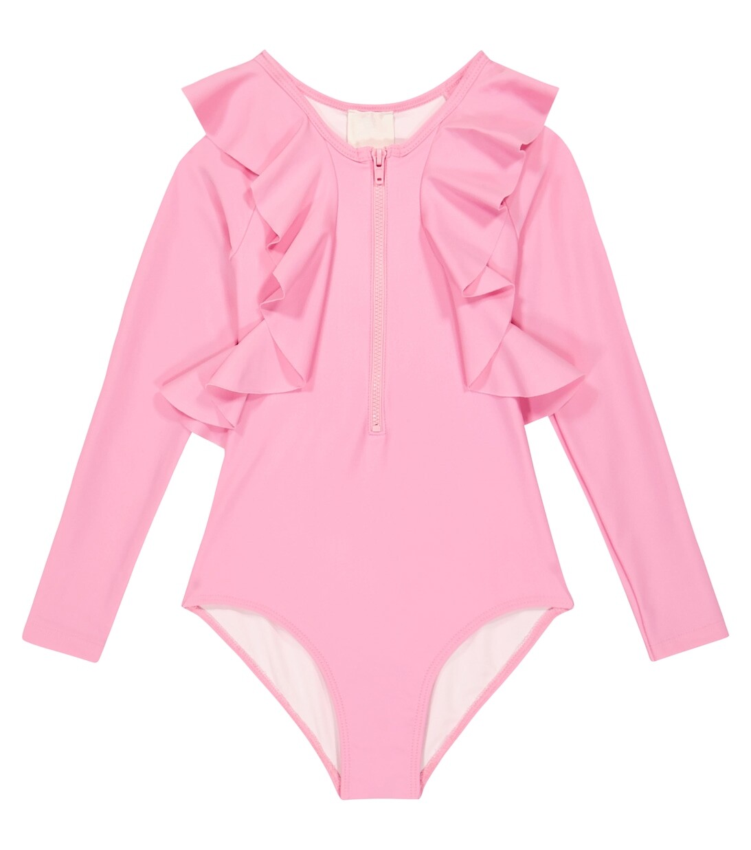 

Купальник с рашгардом и логотипом Givenchy Kids, розовый
