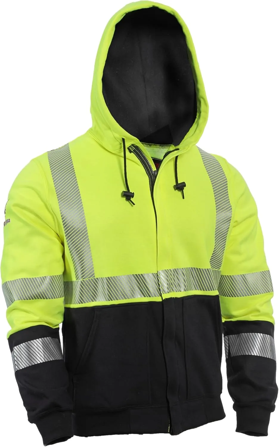 

DRIFIRE FR Hi-Vis Hybrid Class 3 Zip Hoodie, CAT 2 Flame Resistant