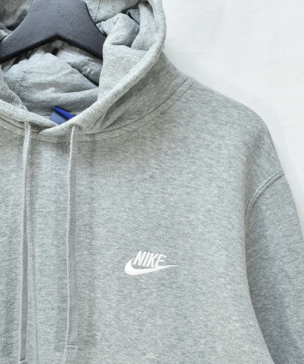 Винтажная толстовка Nike с вышивкой, серая — фото 3