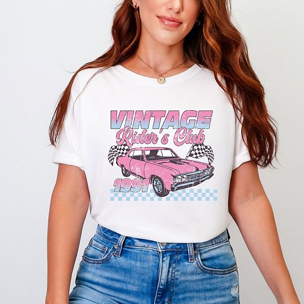 

Винтажная футболка rider's club с красителем для одежды Simply Sage Market, White