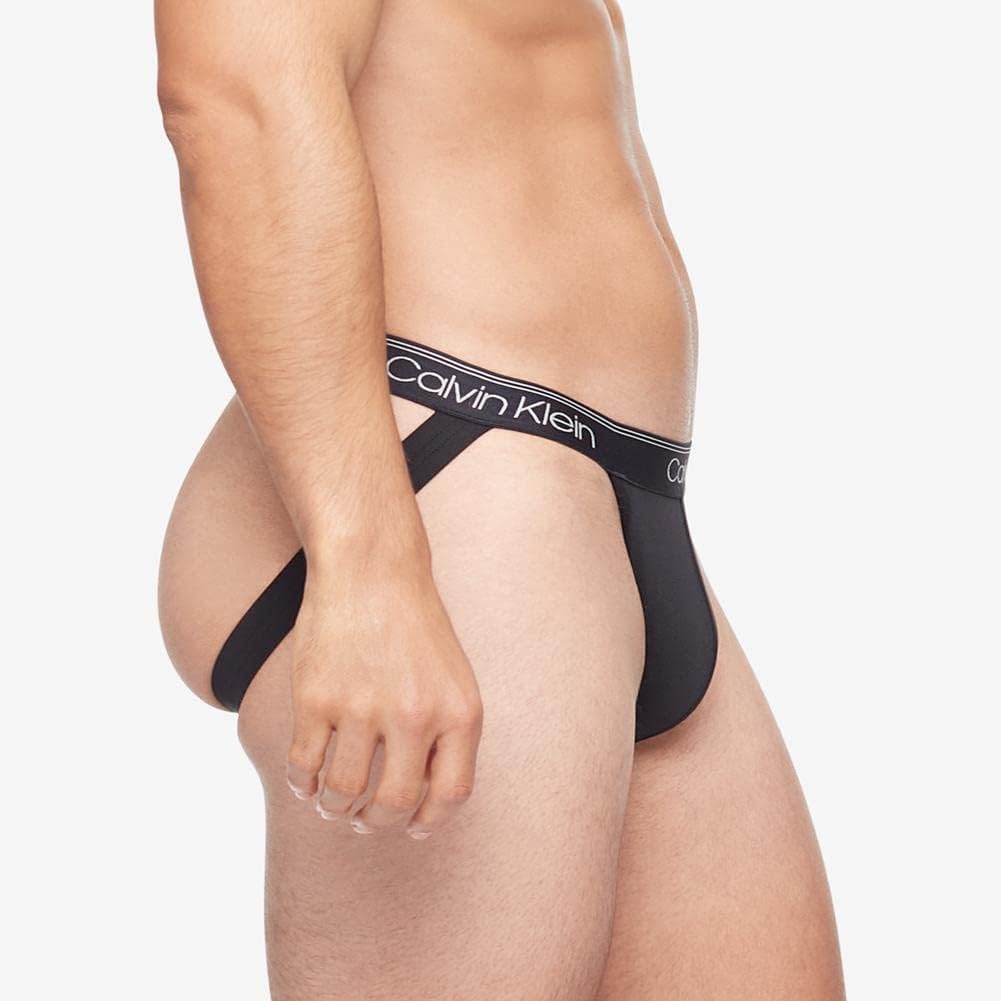 Мужское нижнее белье Calvin Klein, микро-эластичные, 3 пары трусов-боксеров, 3 Black — фото 2