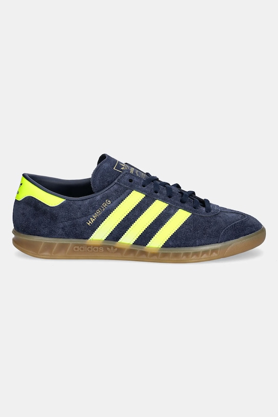 Кожаные кроссовки Hamburg Adidas Originals, темно-синий — фото 2