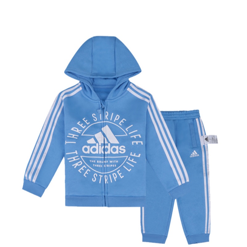 Adidas Повседневная спортивная одежда синяя для младенцев и малышей — фото 4