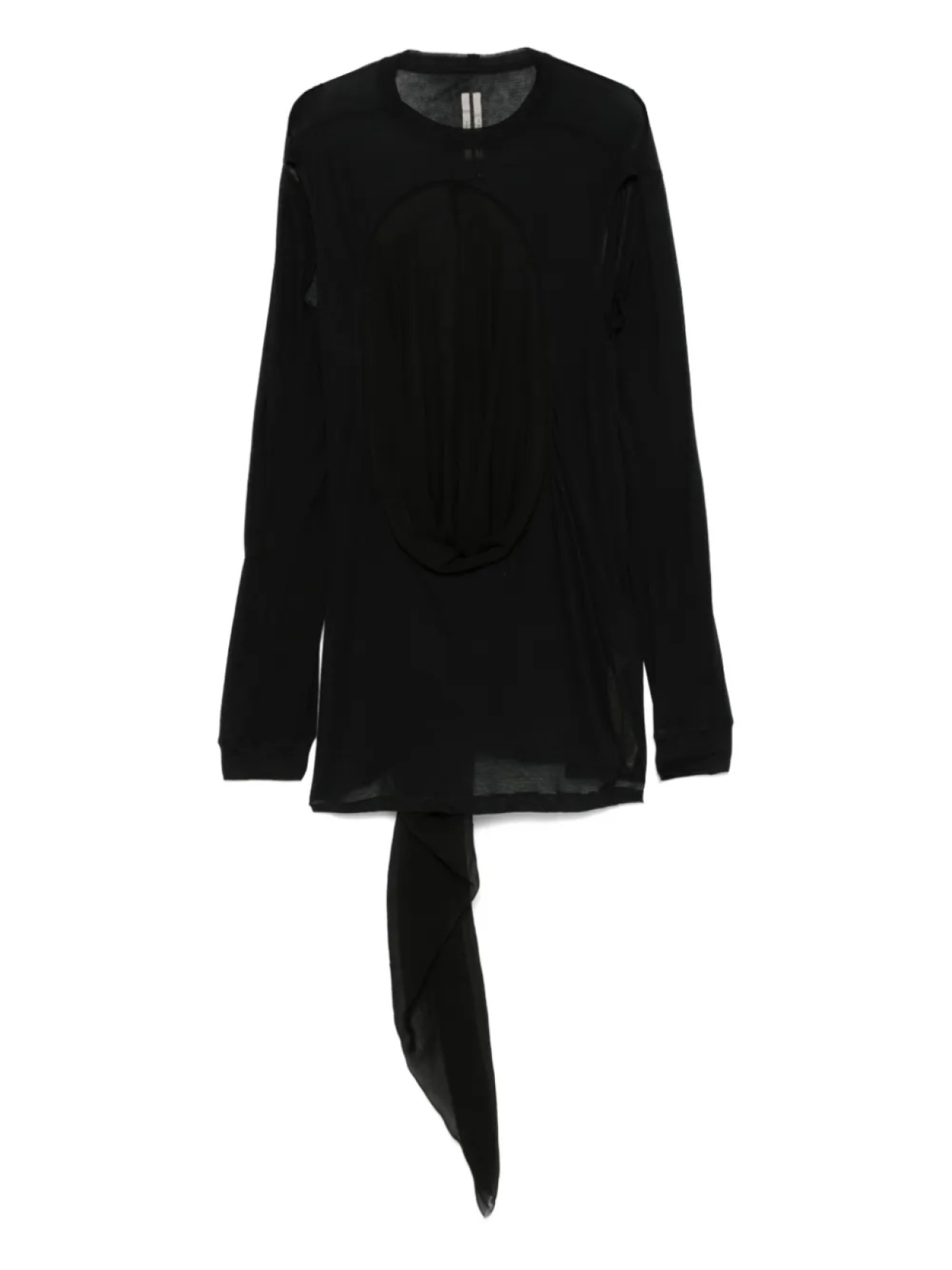 

Футболка с дренажем Rick Owens, черный