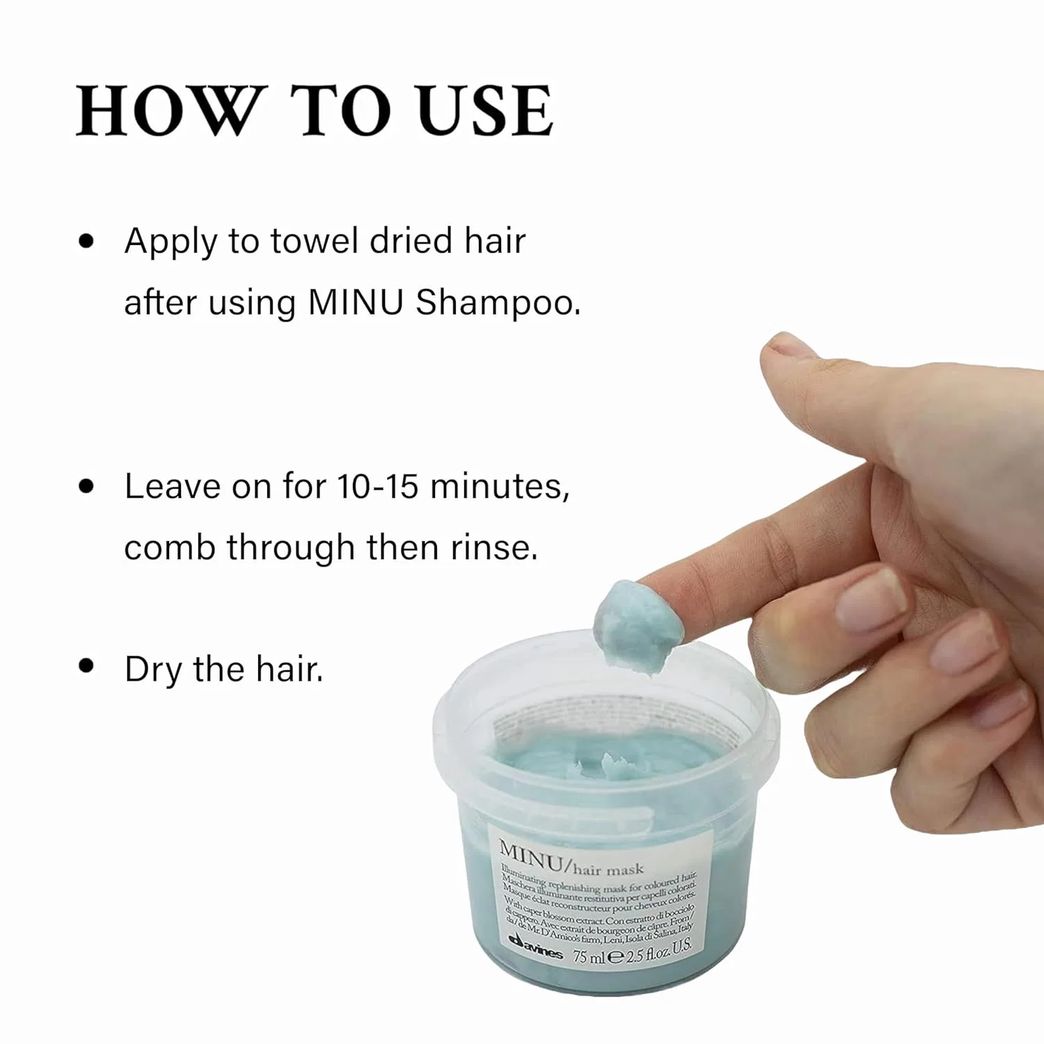 Маска для окрашенных волос Minu от Davines Davines — фото 4