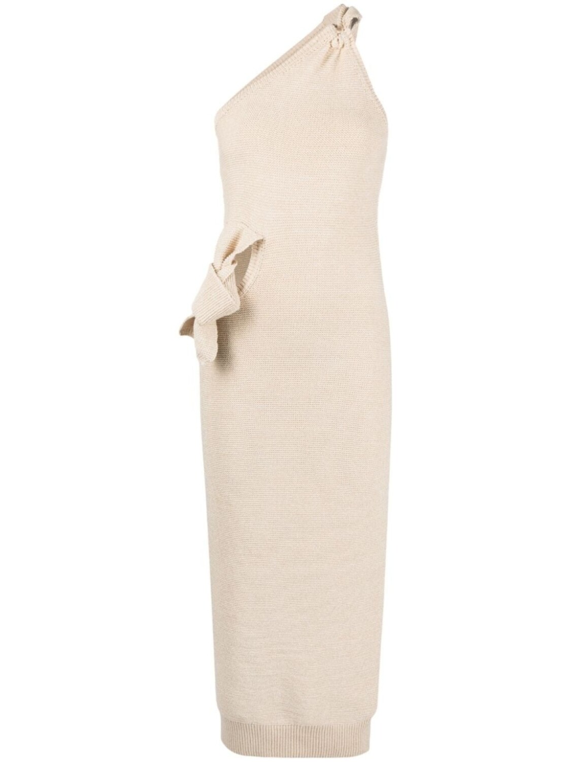 

Jacquemus платье La Robe Maille Noued, нейтральный цвет
