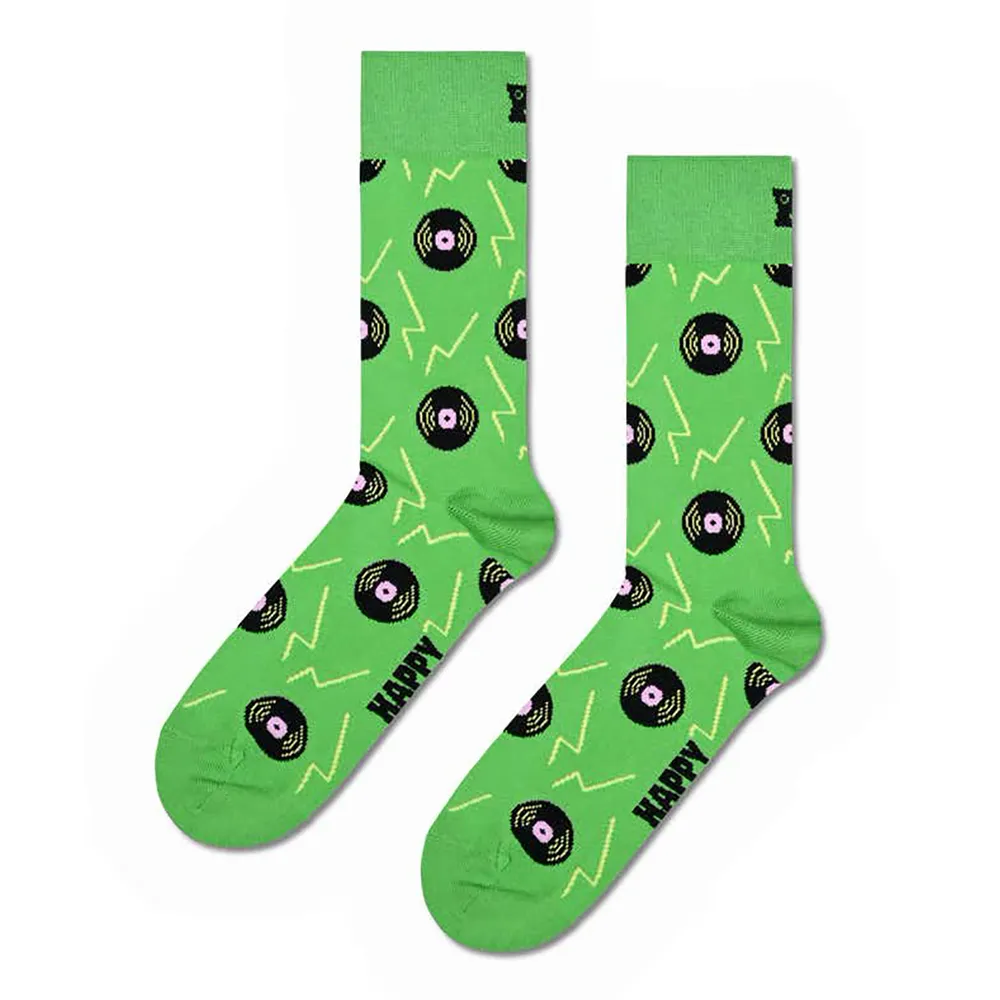 

Носки Happy Vinyl Green crew, зеленый