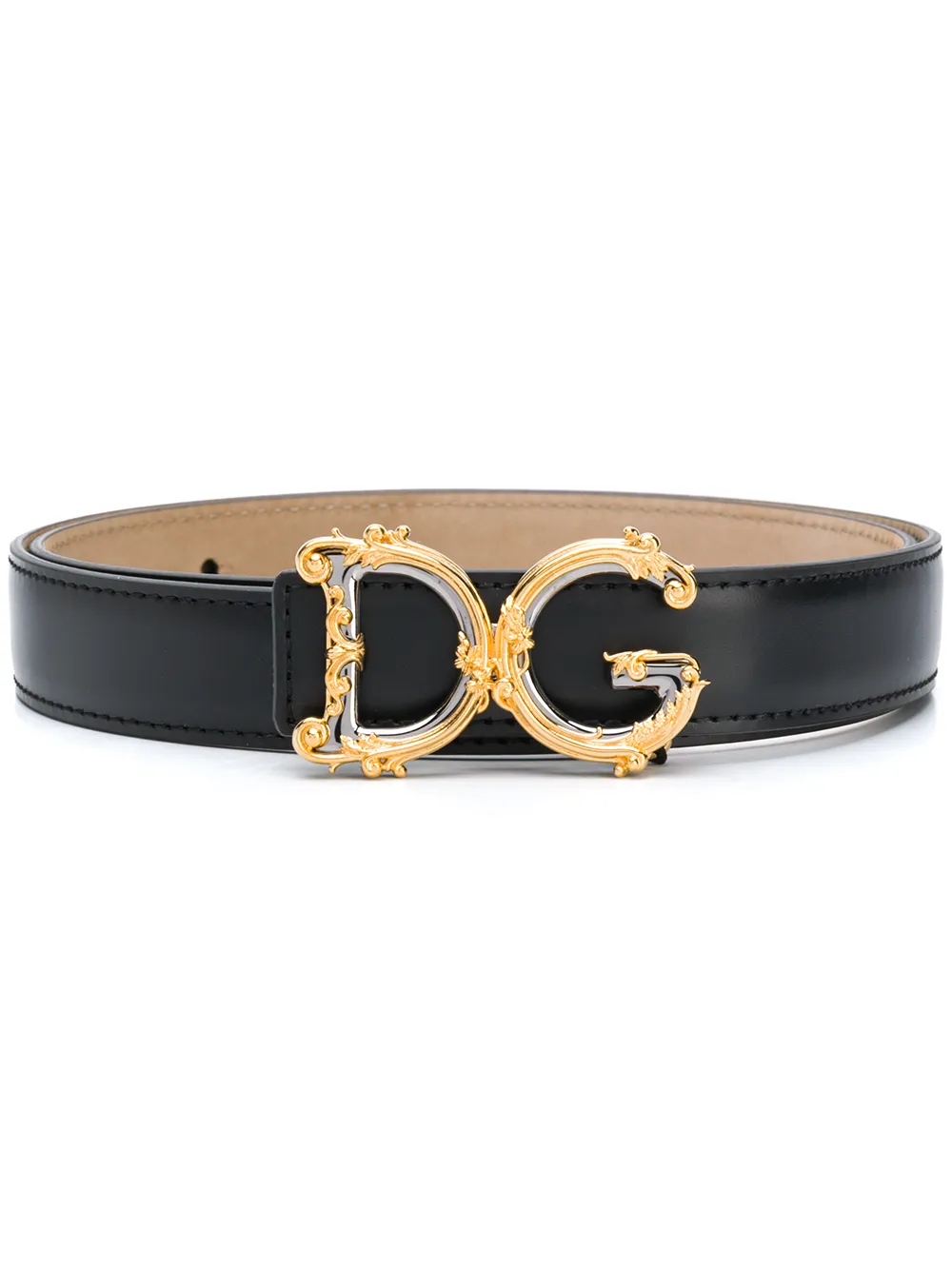 

Ремень с пряжкой DG DOLCE & GABBANA, черный