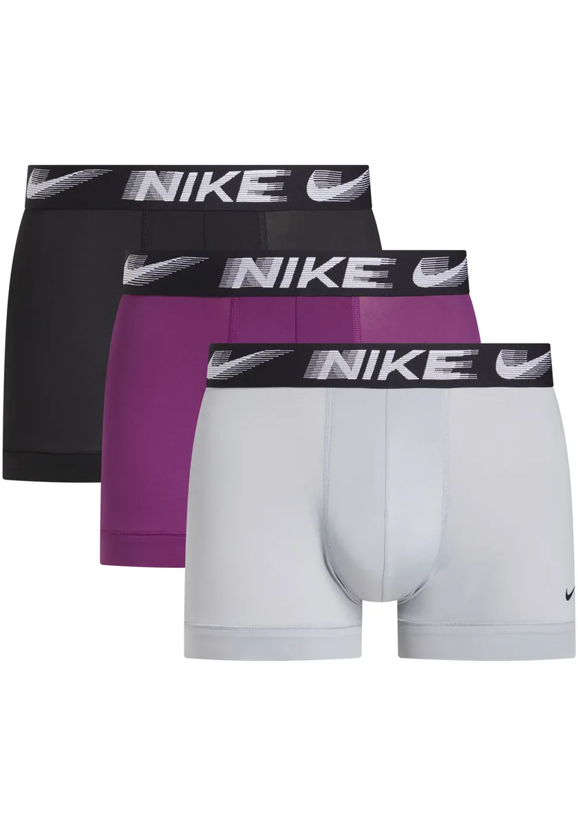 

NIKE Underwear Trunk (упаковка, 3 шт.), с контрастной надписью-логотипом, цвет Vtch/ Wolf Grey/ Blk - Tech Gen Wb