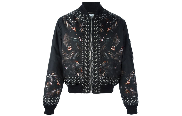 

Джентльменская бейсбольная куртка Givenchy черного цвета, Черный, Джентльменская бейсбольная куртка Givenchy черного цвета