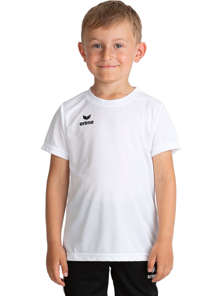 

Детская функциональная футболка для командных видов спорта, новый белый цвет erima