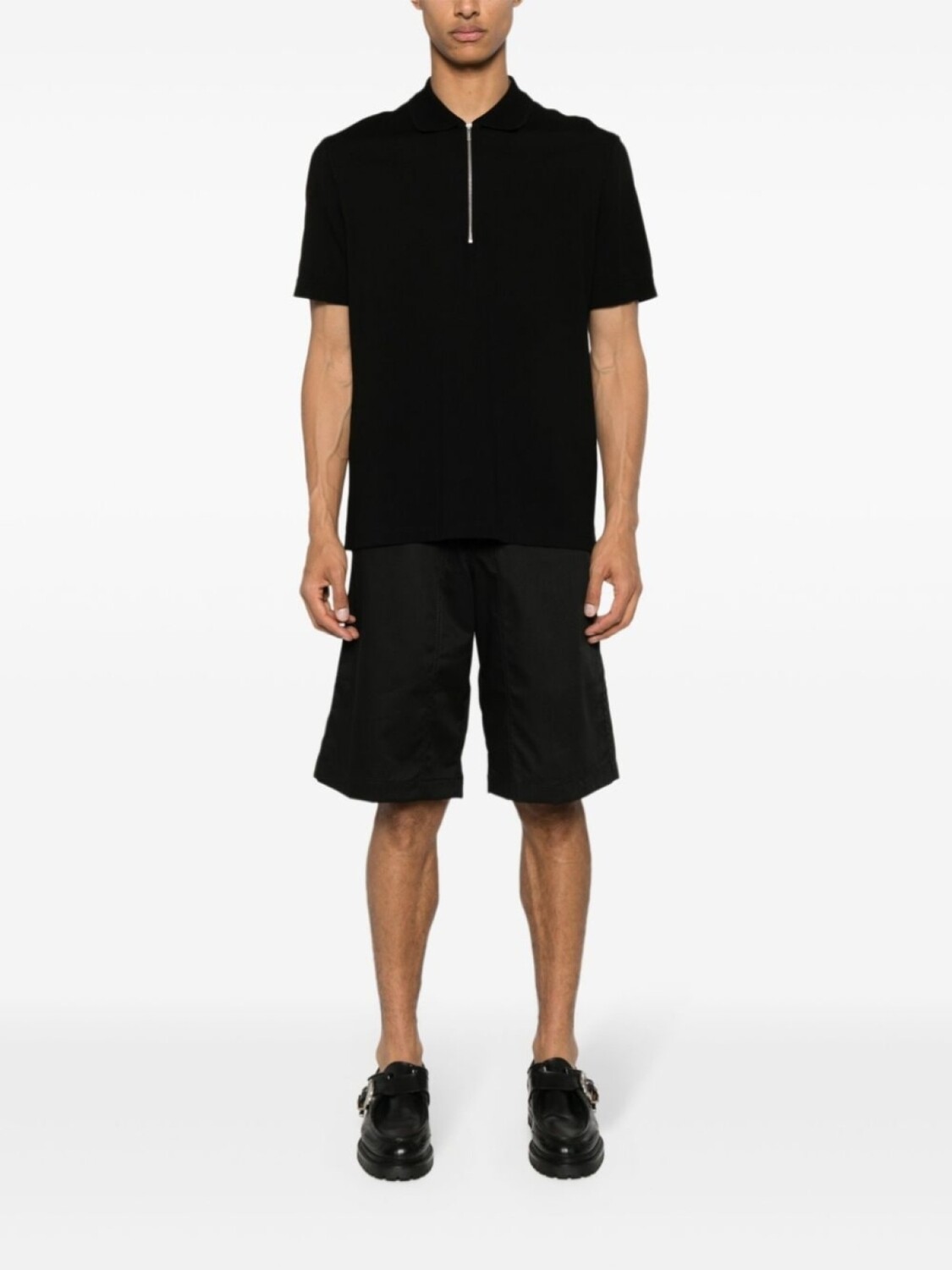 

Versace Jeans Couture шорты в технике пэчворк, черный
