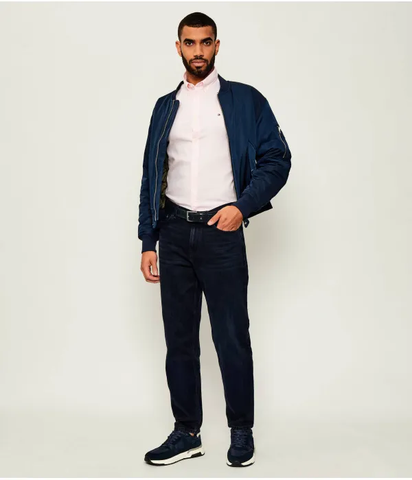 Рубашка Добби Slim fit Tommy Hilfiger, розовый — фото 2