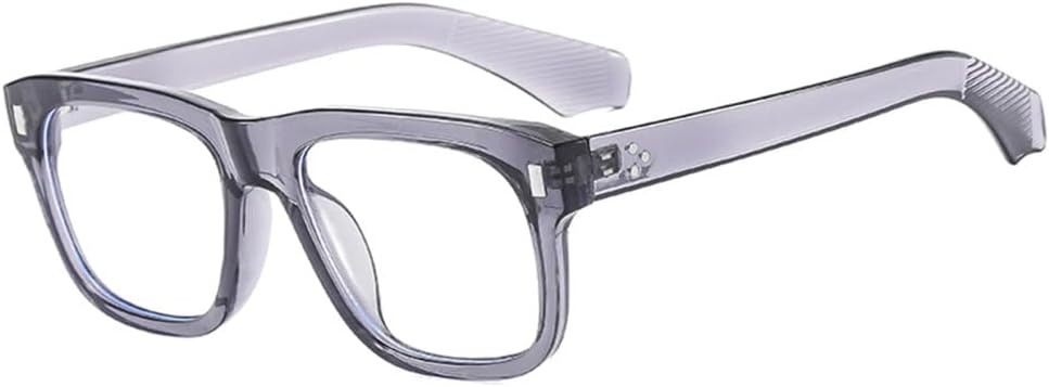 

Модные солнцезащитные очки для женщин с прозрачными линзами цвета морской волны, винтажные очки с заклепками, панк-стиль для мужчин, трендовые зеленые солнцезащитные очки TYUVIVO, Grey Clear