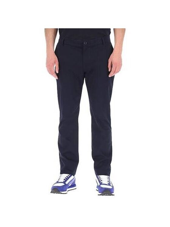 

Брюки из ткани regular fit Armani Exchange, синий