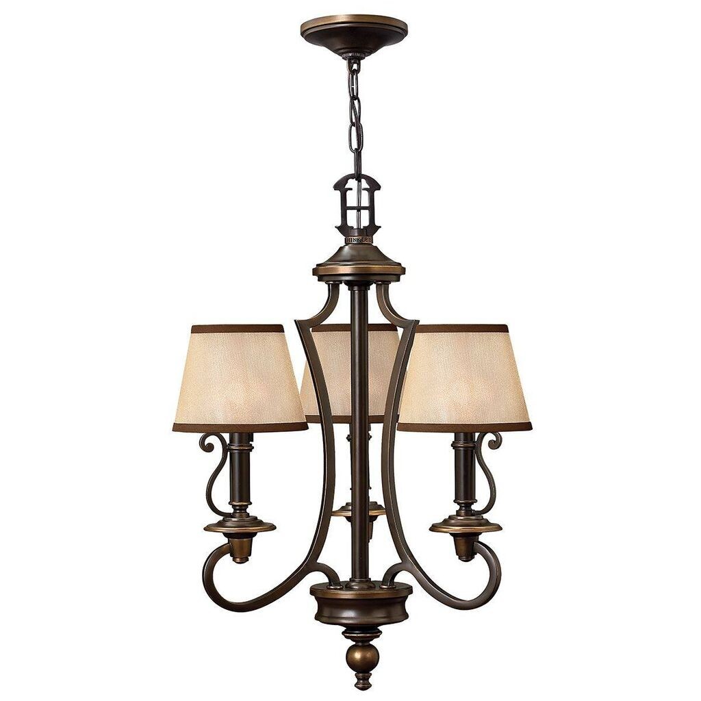 

Подвеска Плимут, состаренная бронза, 3 лампочки, с абажуром Elstead Lighting
