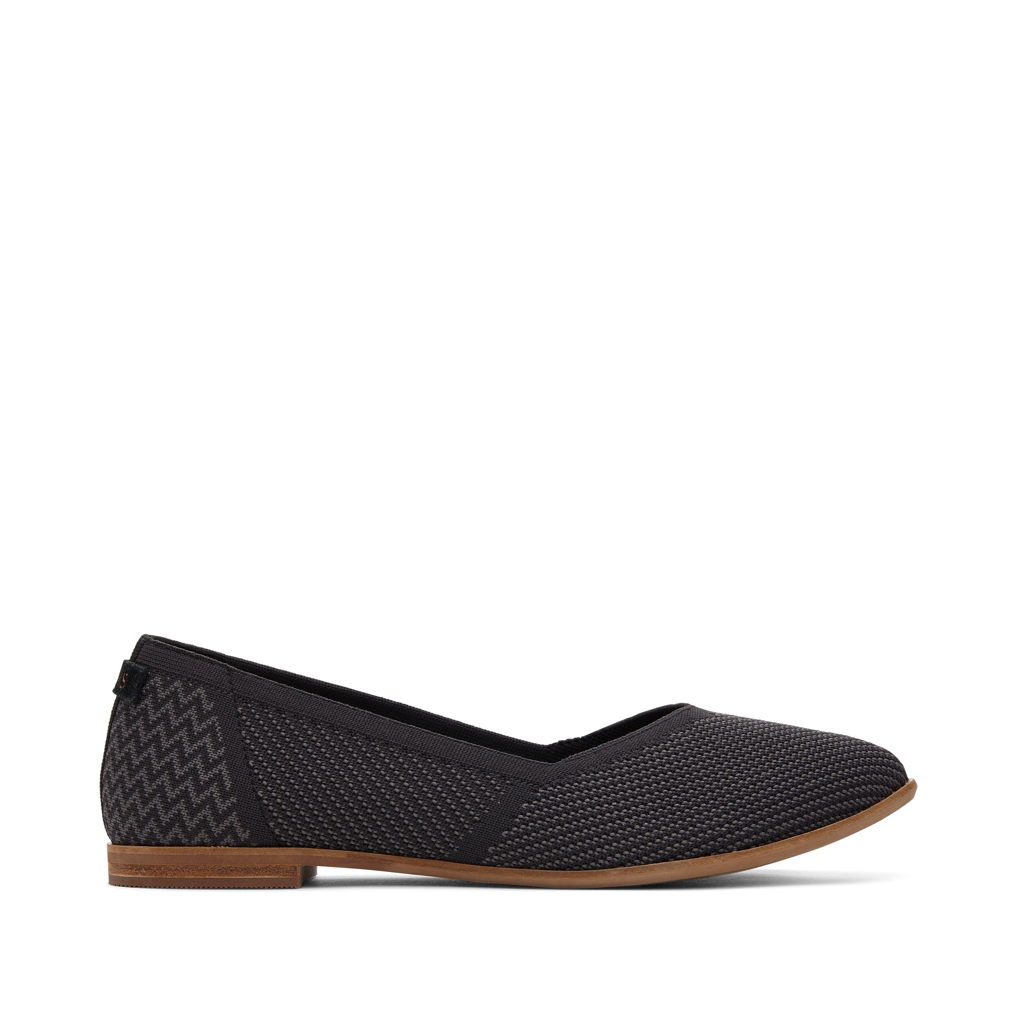 Женские балетки Jutti Neat Black Knit TOMS Shoes