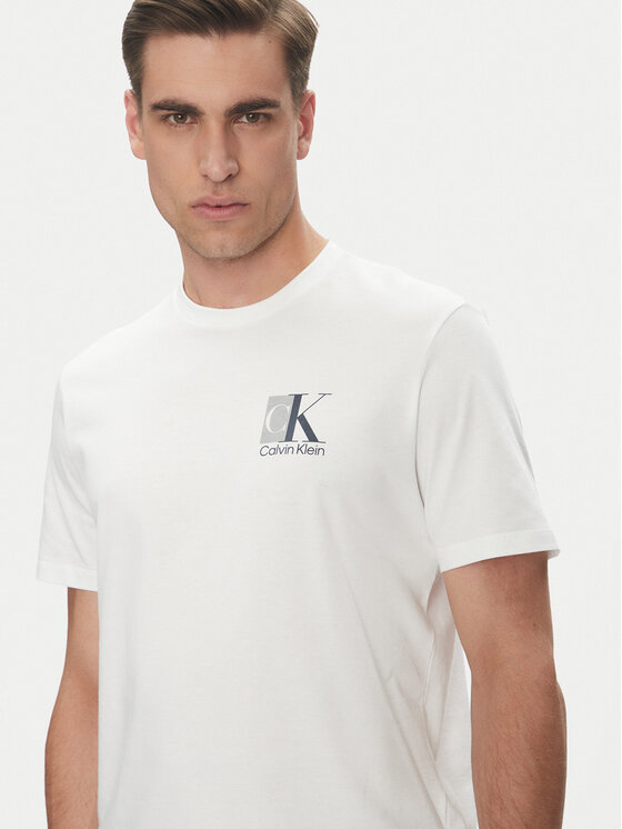 Футболка обычного кроя LV04RC853G Calvin Klein, белый — фото 4