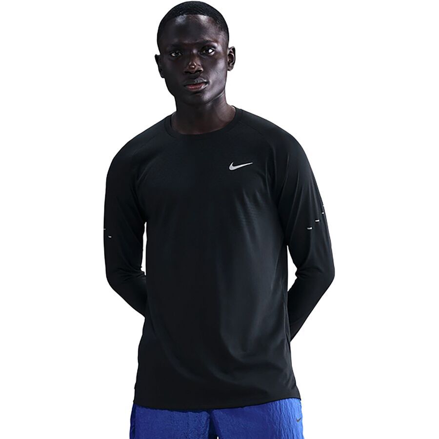 

Лонгслив Nike Dri-FIT ADV Stride Nike, Black/Reflective Silv