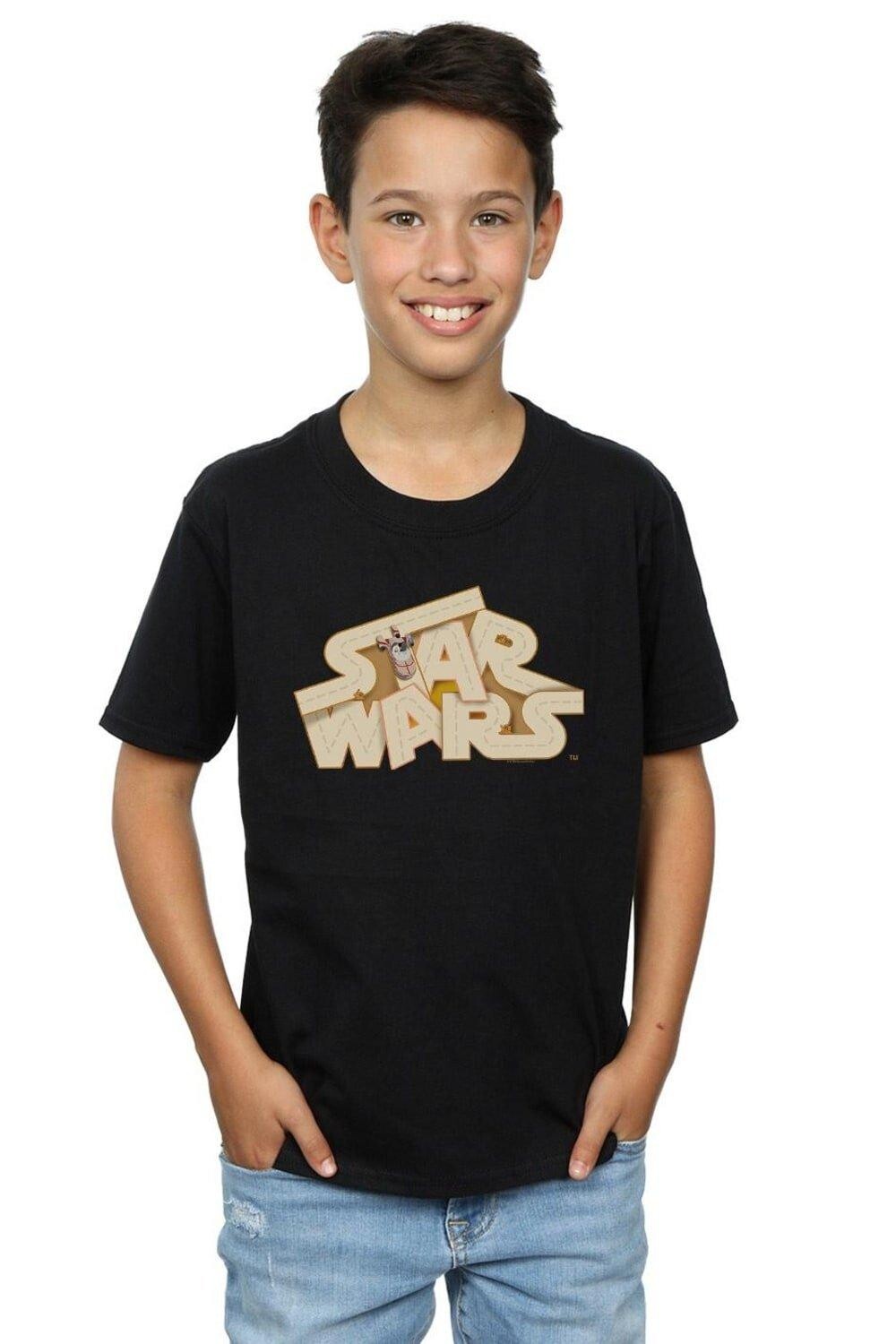 

Футболка с логотипом Tatooine Jumble Star Wars, черный