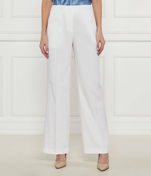 

Льняные брюки toyal2 Relaxed fit Boss, белый