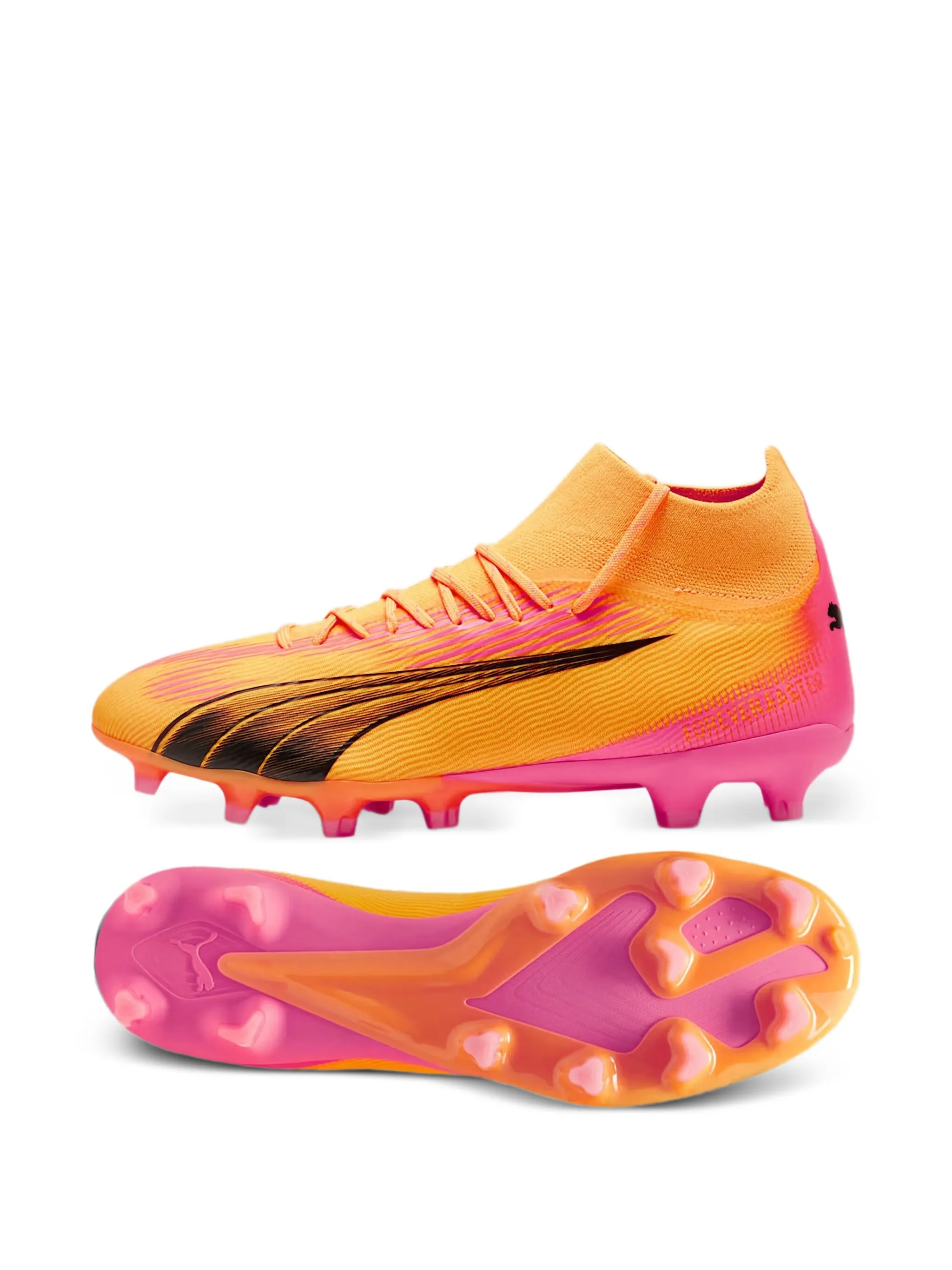 Кроссовки Ultra Pro FG AG Sun Stream Puma, оранжевый — фото 2