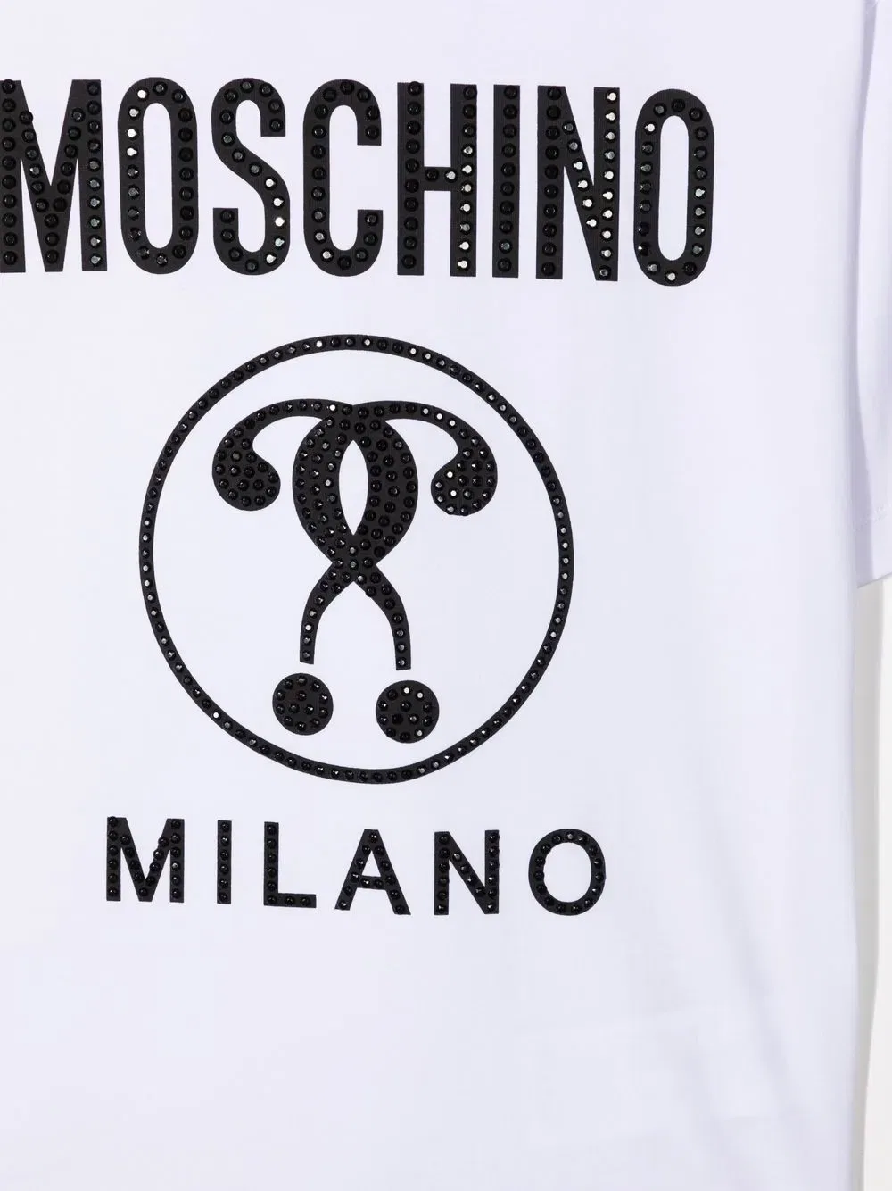 Комплект футболок с логотипом Moschino Kids, белый — фото 3