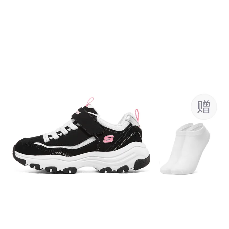 Skechers Кроссовки I Conik из искусственной кожи с противоскользящей подошвой, амортизацией и устойчивостью к истиранию, черно-розовые