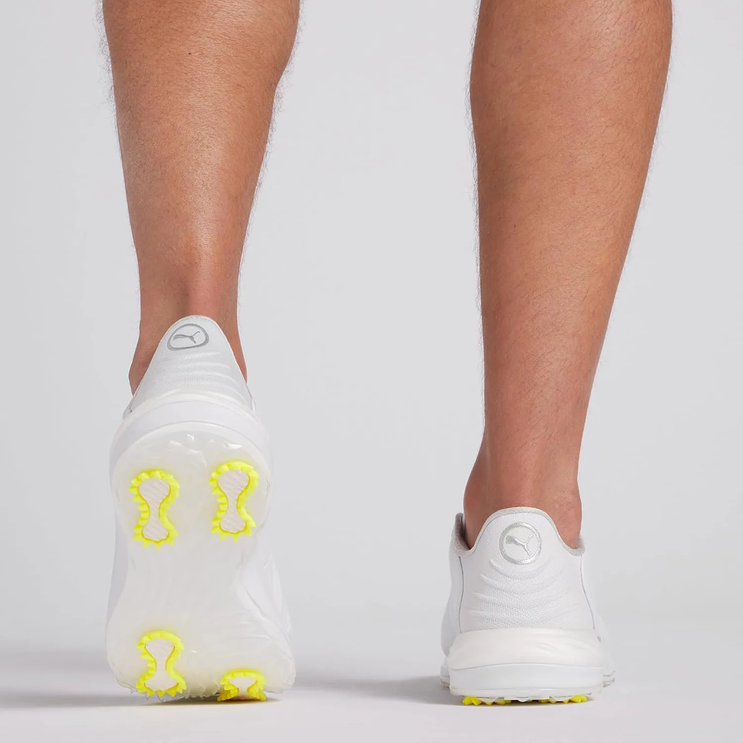 Мужские кроссовки для гольфа PUMA Phantomcat Nitro - белые, белый/серебристый/серый — фото 3