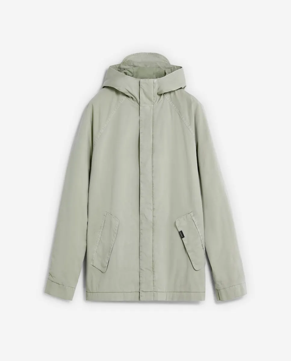 

Легкая мужская парка с фиксированным капюшоном Scalpers, светло-серый