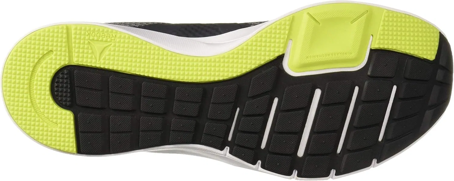 Мужские кроссовки Reebok Endless Road, Cold Grey, Black, Neon — фото 4